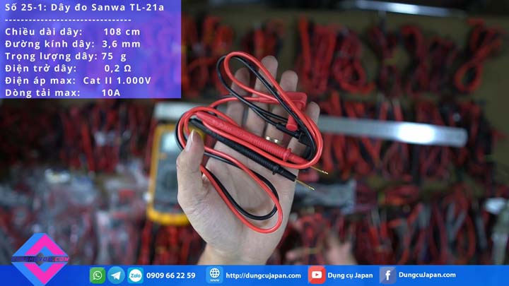 Đồng hồ đo linh kiện điện tử Sanwa TL-21a